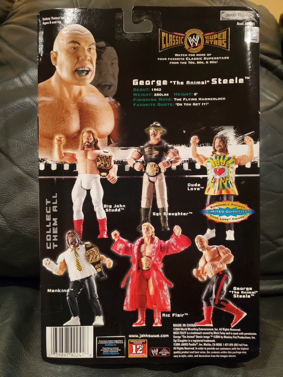 開封　WWEフィギュア　クラシックシリーズ！ジョージ．スティーブ．アニマル WWE Classic Superstar Collector Series #2 George The Animal