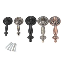 Vintage Furniture Cabinet Door Knobs Handles Cupboard Wardrobe Pulls Hardware