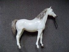 Breyer Arabian Mare Pre 1970 Glossy Alabaster White Plastic Horse Figure