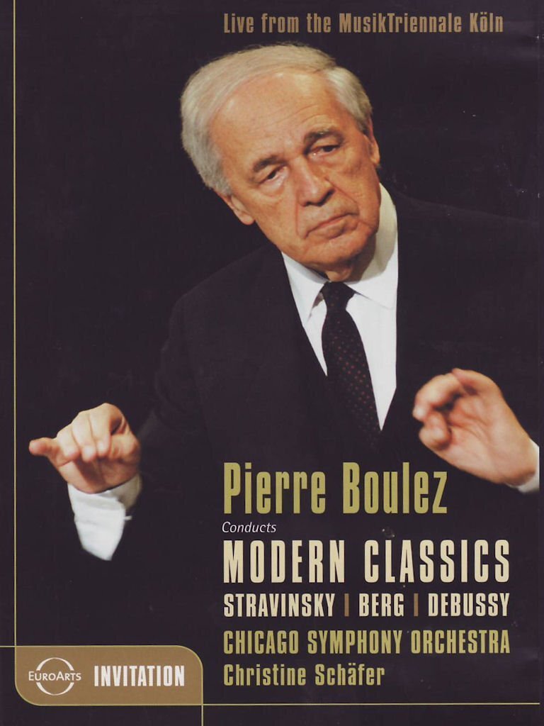 Pierre Boulez Conducts Modern Classics (DVD) Pierre Boulez Christine Schafer