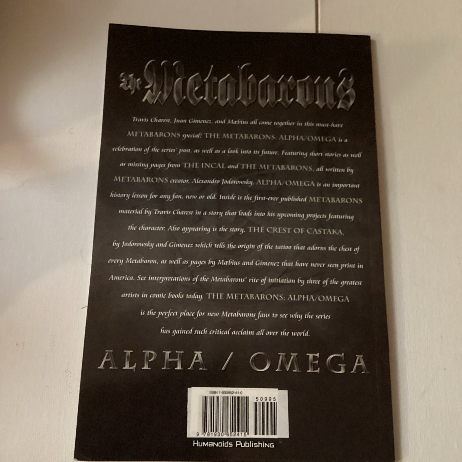 The Metabarons: Alpha/Omega By Alexandro Jodorowsky Moebius