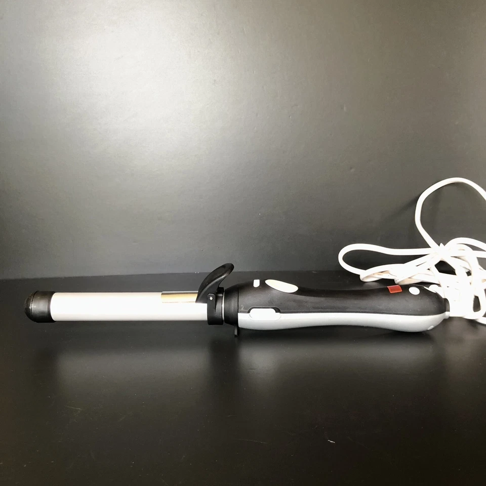 Beachwaver S1 Ceramic Dual Rotating Curling Iron Black & Silver Model BW1136S1 - Image 2 of 4