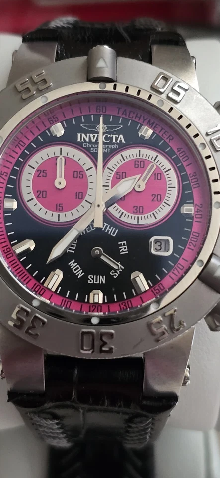 Хронограф Invicta Subaqua Noma III, розовый и черный. (Доступны другие цвета) - Изображение 2 из 4