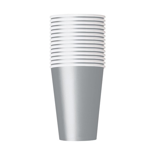 9oz / 12oz Solid Colour Paper Cups for Hot Drinks & Water Disposable Party Cups - Picture 38 of 44