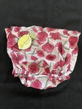 Lil’ Lemons NWT Pink Floral Organic Cotton Bloomers-6-12Months MADE IN USA