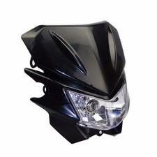 Faro de moto todoterreno enduro negro para moto Honda moto de cross XR