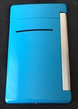 S.T. Dupont MiniJet Torch Flame Lighter, Blue, 10031 (010031) New In Box