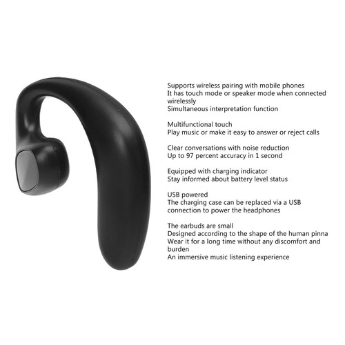 Language Translator Earbuds M8 144 Languages Bluetooth Interpreter Device - Picture 16 of 24