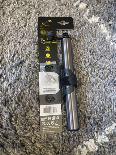 Moon Aiolos PRO-HP Bomba Alta Presión Presta Schrader Bicicleta Ciclismo - Imagen 2 de 3