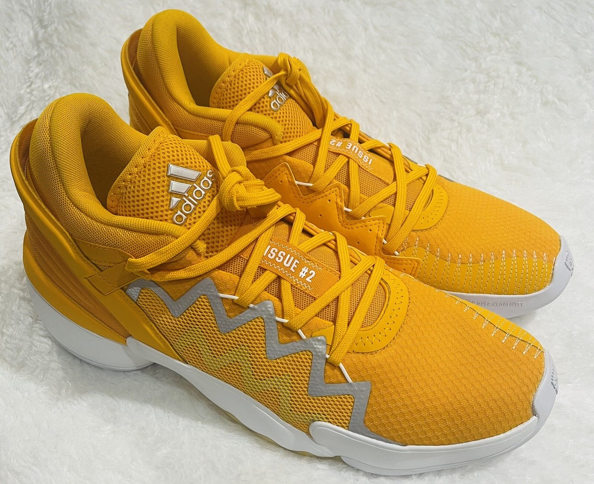 イエローシューズYELLOW Mサイズ箱付き Adidas SM D.O.N. Issue 2 Team Shoes Men's 12.5 FY4186 Donovan
