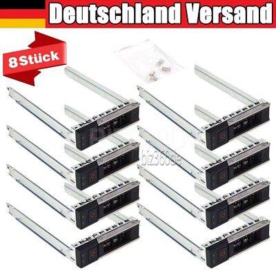 8St. 3.5'' SAS SATA HDD Festplatten Rahmen für DELL PowerEdge R640 R740 R840 R940
