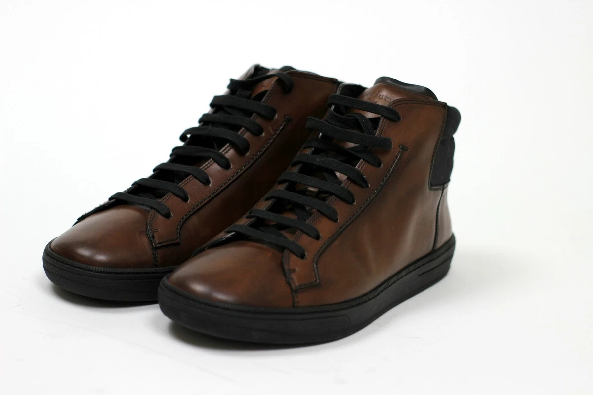 Mens dress top high top sneakers