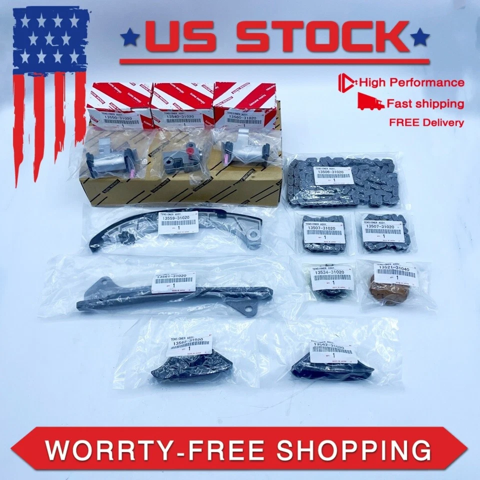 OEM For Toyota Highlander Sienna Avalon Camry 3.5L 2008-2016 Timing Chain Kit Foto 2 de 4