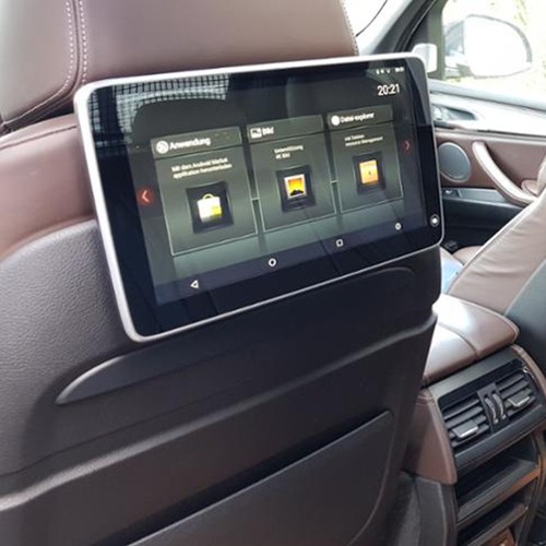 Car Rear Seat Entertainment For BMW Headrest Display Monitor Android 12 ...