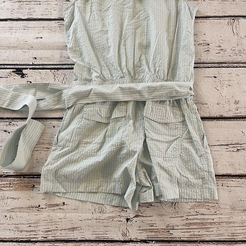 Vineyard Vines Jumpsuit Women Blue White Pockets Outdoors Button Nylon Size 0 - 第 15/16 張圖片