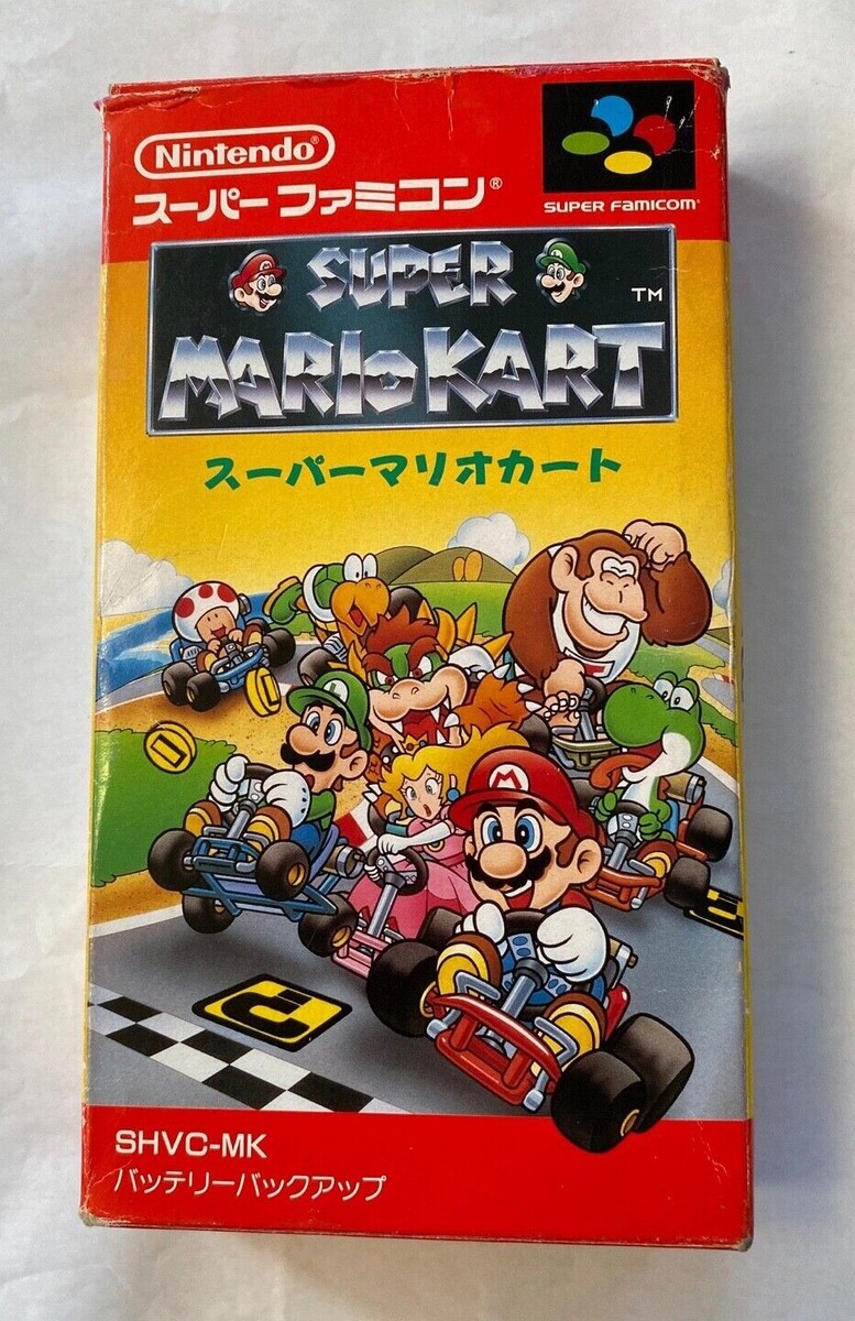 スーパーファミコン Nintendo Super Mario Kart SHVC-MK Super Famicom Vintage Japan