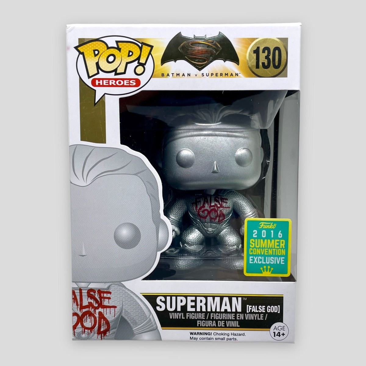 POP! FUNKO バットマン＆スーパーマン Funko Pop! Batman Vs Superman False God #130 2016 SDCC