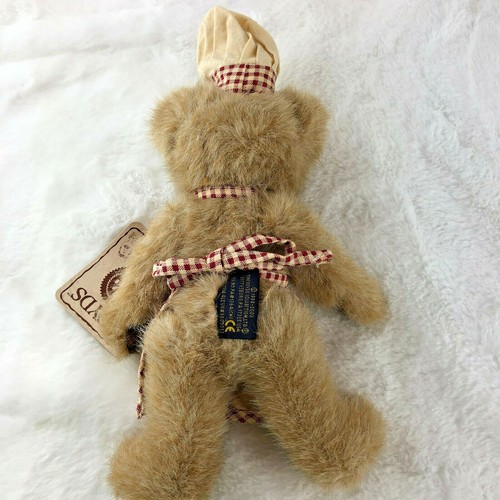 Boyd's Bears Cookie Bearchild, Jointed Plush Bear w/ Apron, 10", 1988-2003 - Picture 4 of 8