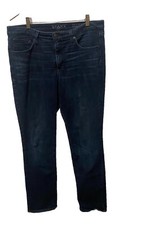 Spanx The Slim X Straight Dark Wash Jeans Sz 31