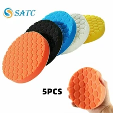5PCS 6"Car Foam Waxing Finishing Buffing Wheel Kit Buffer Polisher Polishing Pad