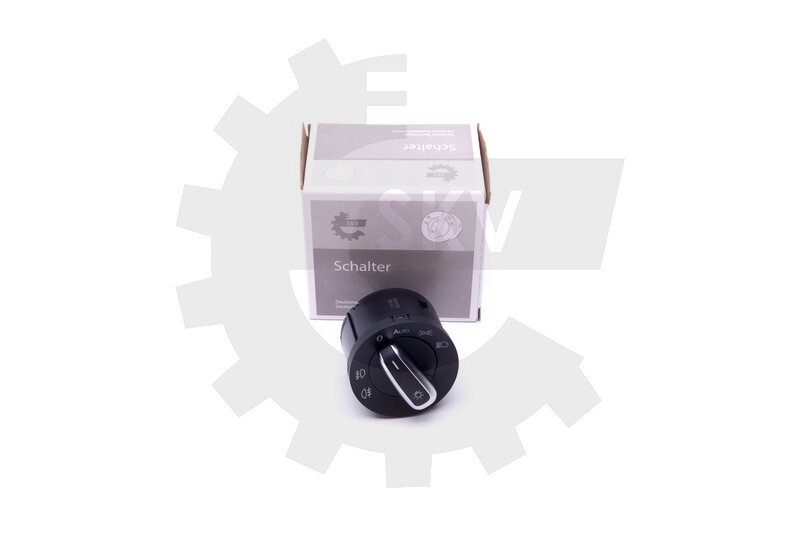 Light switch main light SKV for 5ND941431B chromed with auto function