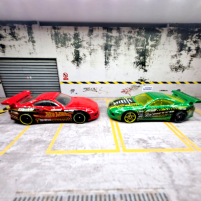 Hot Wheel Toyota Supra 2 Units Set Hw Speed Graphics/Hw Workshop