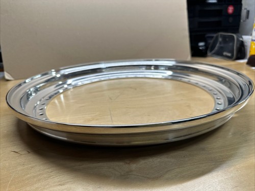 19”X 2.5”Outer Step Straight Flange Lip Hi Polished 40 Holes US Fit ESR Rotiform - Picture 5 of 8