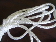 2 EA. 48" 2.7mm WHITE CORD LOOPS HUNTER DOUGLAS SPRINGS FITS ALL SHADES 2.7mm