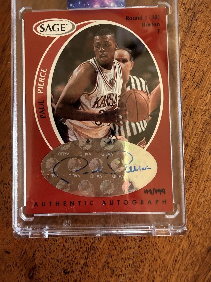 Paul Pierce Basketball Original Autographed Sports Trading Cards