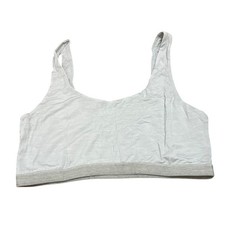 Allbirds Trino Bralette Peppercorn Gray Merino Wool Blend Size XL New