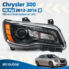For 2012-2014 Chrysler 300 Bi-xenon Headlight W Afs W Black Bezel Passenger For 2012-2014 Chrysler 300 Bi-xenon Headlight W Afs W Black Bezel Passenger