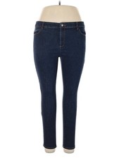 M S Women Blue Jeggings 14 uk
