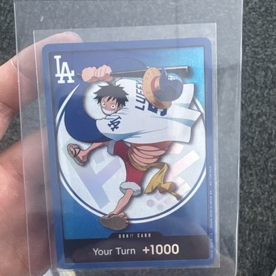 One Piece X Los Angeles Dodgers Luffy Don!! Karte nur 2026 VORVERKAUF 