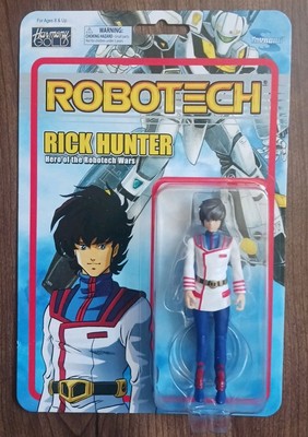 TOYNAMI ROBOTECH MACROSS FIGURE POSEABLE RICK HUNTER VALKYRIE PILOT FIGHTER WARS