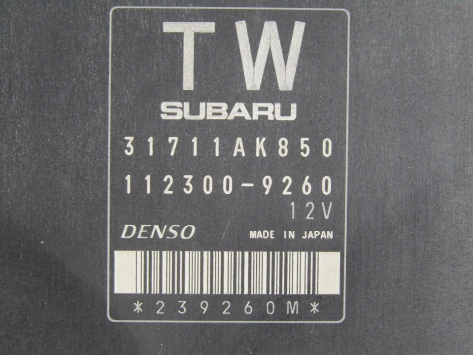 Subaru Outback 2007 módulo de control de transmisión automática TCM TCU 31711AK85 OEM Foto 2 de 4