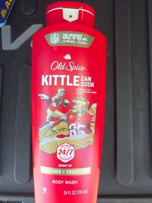Old Spice Body Wash for Men, NFL Collection, Sea Tides + Toughness, 24oz