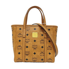 MCM Toni Classic Monogram Print Tote Crossbody Shopping Bag - Very Good #1DBNYXO