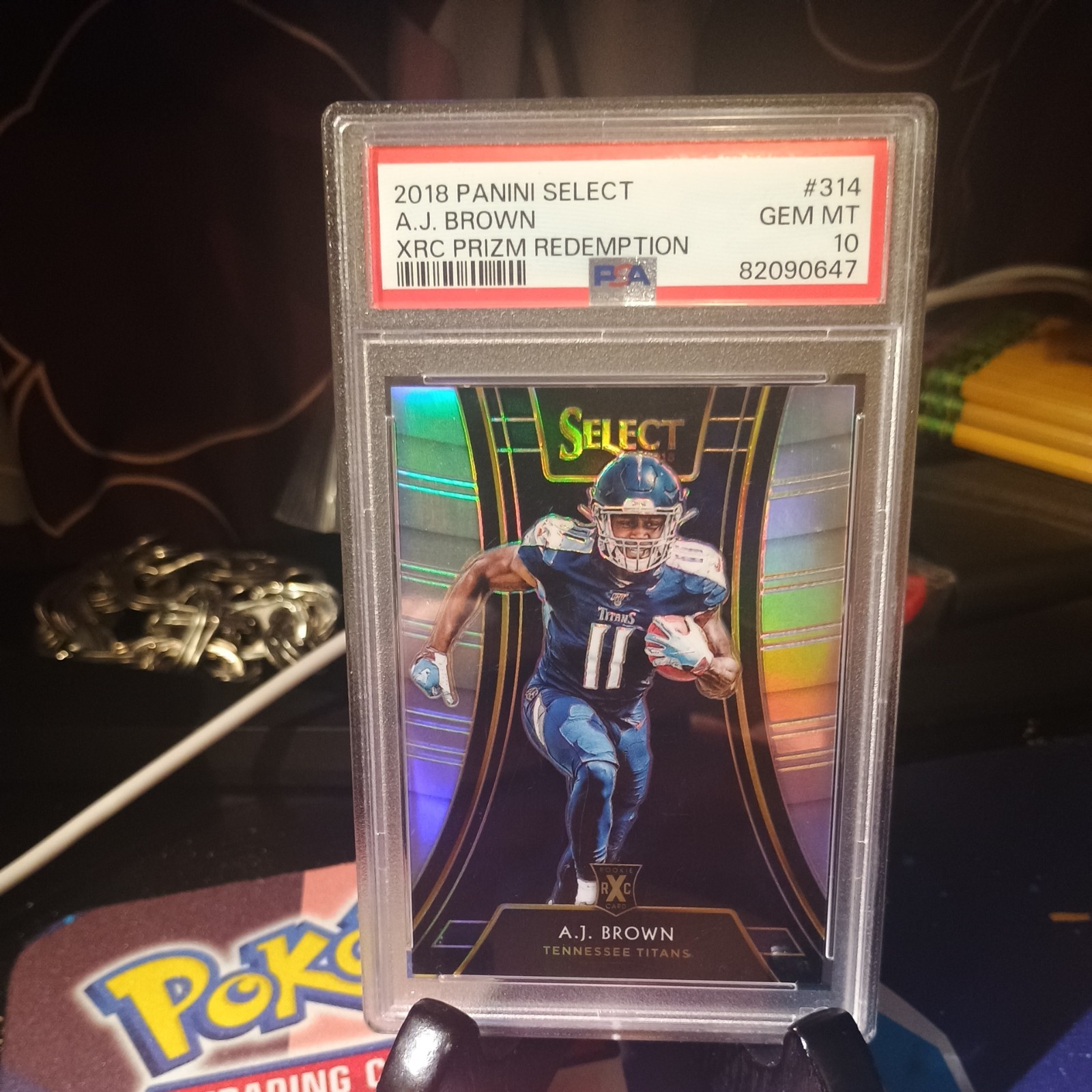 2018 Panini Select 2019  XRC Prizm Redemption A.J. Brown #314 /300 (RC)