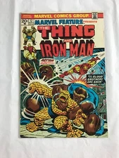 1973 Marvel Comics Group Marvel Feature presents The Thing and Iron Man no. 12