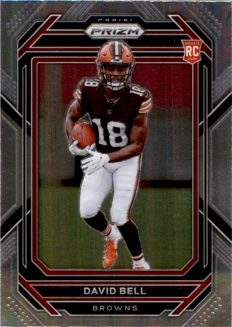 David Bell 2022 Panini Prizm RC #334 Cleveland Browns