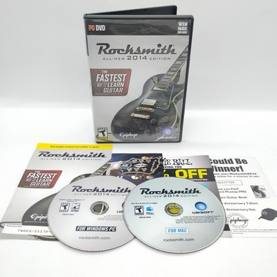 Rocksmith 2014 Edition (Windows PC / Mac) w/ Manual & Inserts, No Cable Included