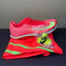 Nike Air Zoom Maxfly 2 Hombres Talla 7.5/Mujeres 9 Brillantes Carmesí Lima Puntas de Pista
