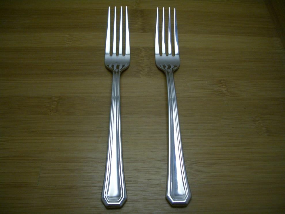 Gorham FAIRVIEW Set of 2 Dinner Forks 8 1/8" Stainless Flatware