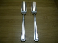 Gorham FAIRVIEW Set of 2 Dinner Forks 8 1/8" Stainless Flatware