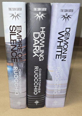 Sun Eater Books 1-3 ALL Signed Christopher Ruocchio Broken Binding Unread