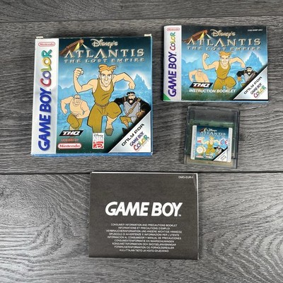 Disney's Atlantis: Das verlorene Imperium Nintendo Game Boy Color GameBoy Top Zustand