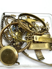 10K GF 12K GF & 14K GF Gold Filled Jewelry For Gold Scrap Recovery 130.7 Grams