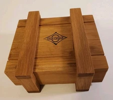 True Genius Stash Puzzle Box With Secret Compartment Wood Sorcerers Box