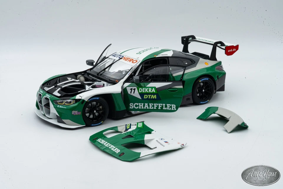1/18 Minichamps 2022 BMW M4 GT3 #11 Walkenhorst Motorsport DTM - Image 2 of 4