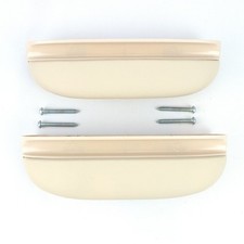 57 1957 Chevy 150 210 Arm Rests Armrests Bases Assemblies Beige Light Tan